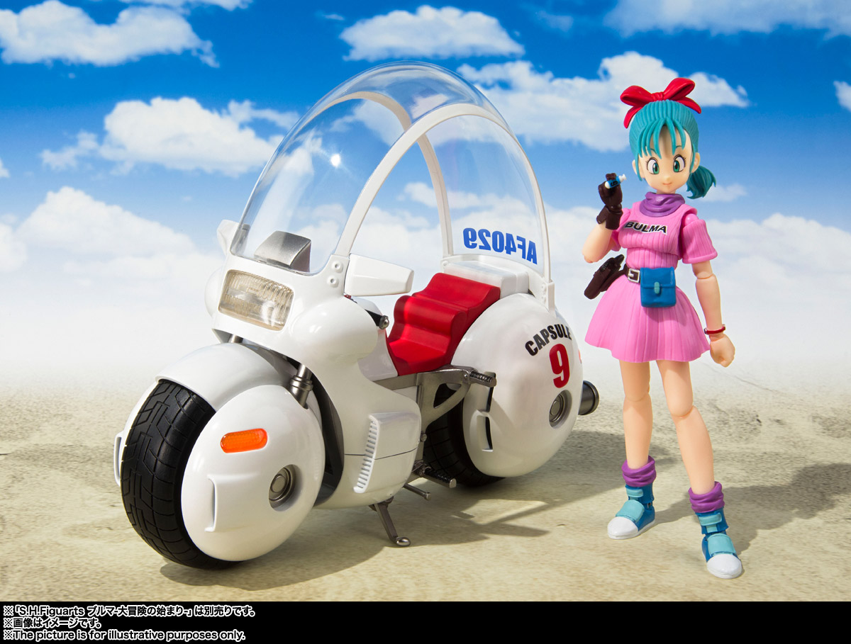 S.H.Figuarts - 七龍珠 Bulma's Motocycle Hoipoi Capsule No. 9 布瑪的機車 -膠囊 No.9:圖片 5