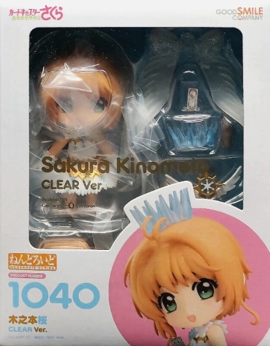 黏土人 1040 - 庫洛魔法使 透明牌篇 木之本櫻 CLEAR Ver.