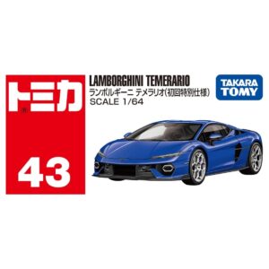 Tomica 043 - Lamborghini Temerario (1/64) [初回特別仕樣] 藍寶堅尼 Temerario