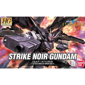 HG-Seed-41 - GAT-X105E Strike Noir Gundam (1/144) 漆黑攻擊鋼彈