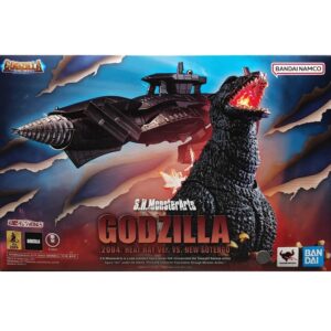 S.H.MonsterArts - Godzilla [2004] Heat Ray Ver. Vs New Gotengo 哥吉拉[2004]熱線版對新轟天號 [魂商店]